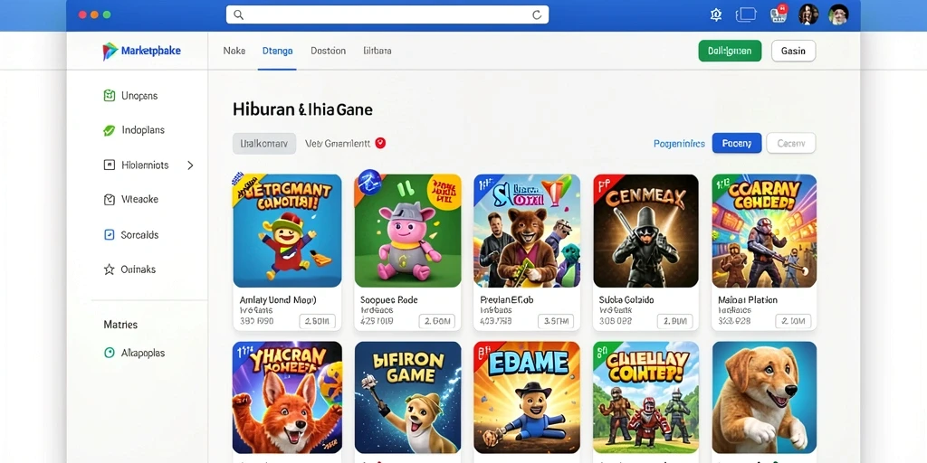 Tampilan permainan poker yang menarik dan interaktif.