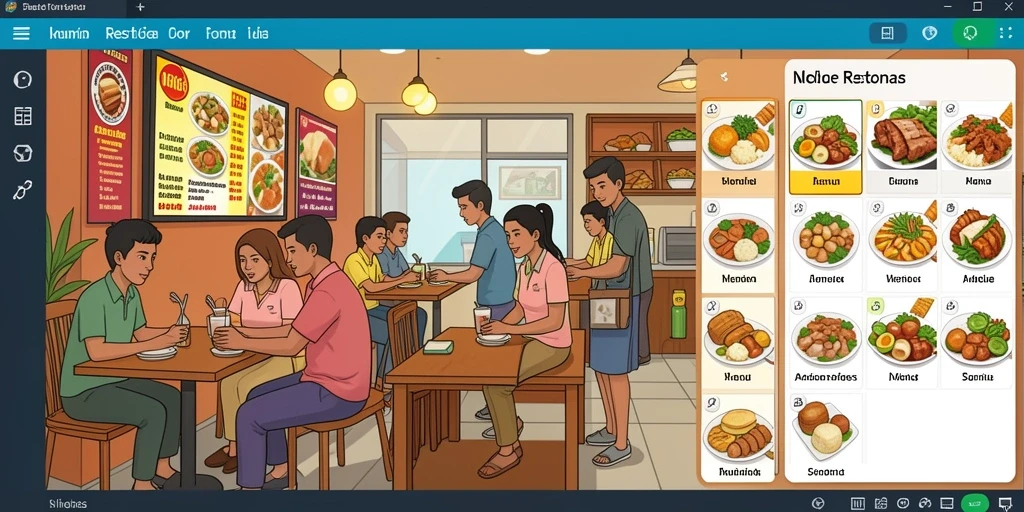 Tampilan antarmuka yang modern dan menarik.