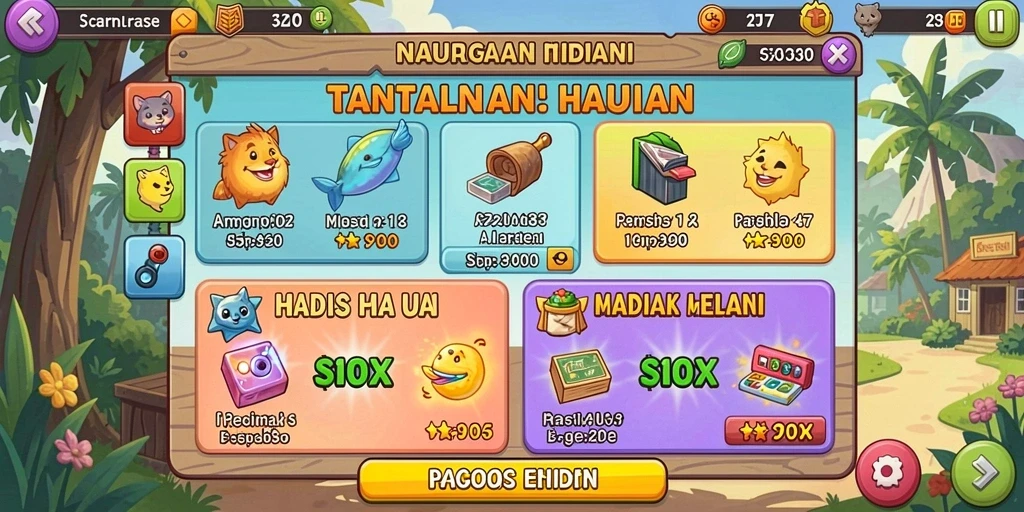 Tampilan antarmuka yang modern dan menarik.