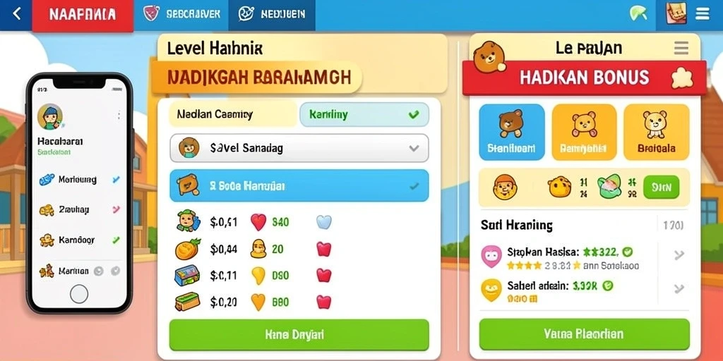 Tampilan awal game INDORP yang menarik.