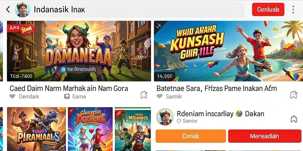 Tampilan antarmuka yang menarik dan mudah digunakan.