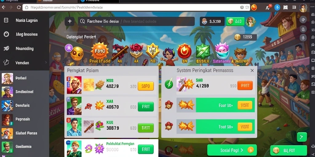 Tangkapan layar gameplay yang menarik dan dinamis.