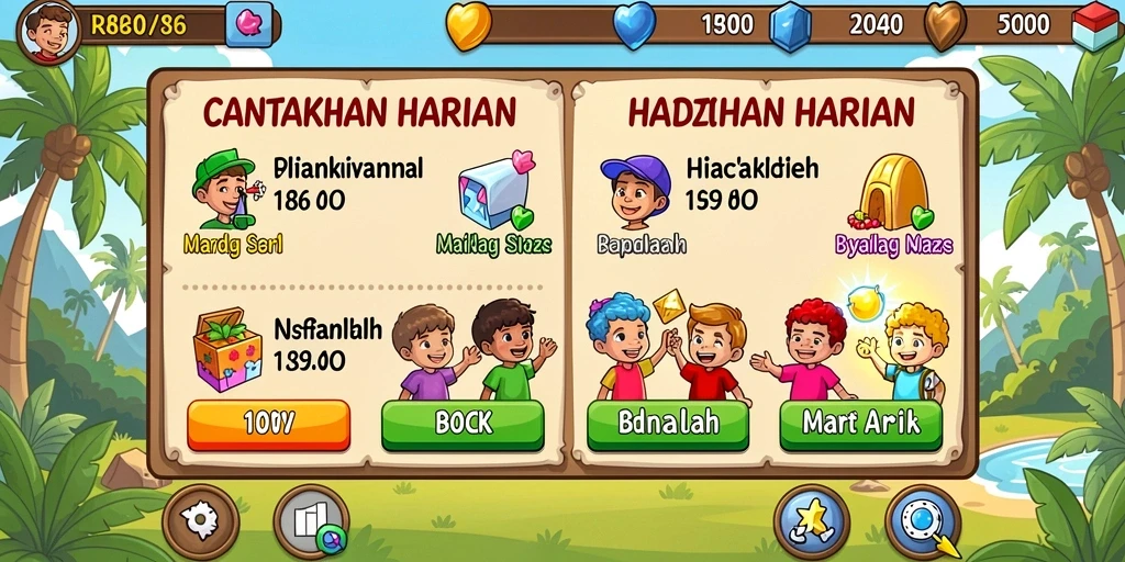Tampilan antarmuka yang sederhana dan menarik.