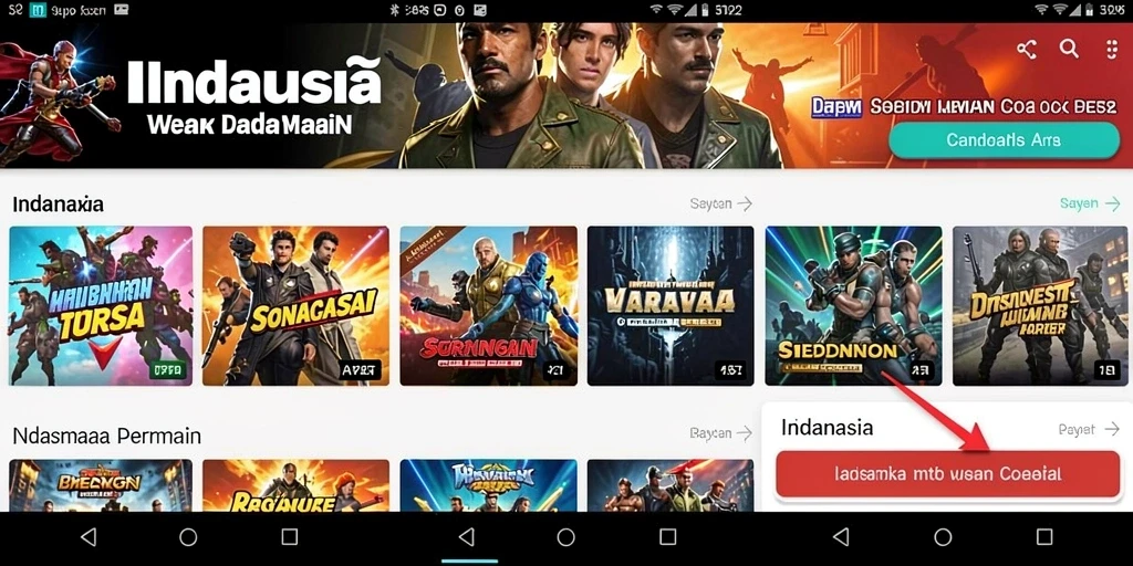Tampilan antarmuka yang user-friendly.