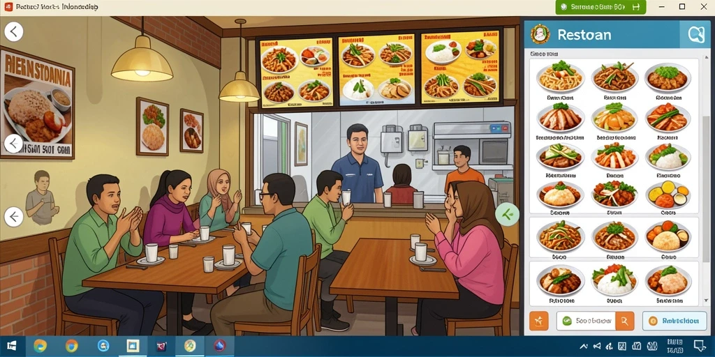 Tampilan utama game dengan karakter yang menarik.