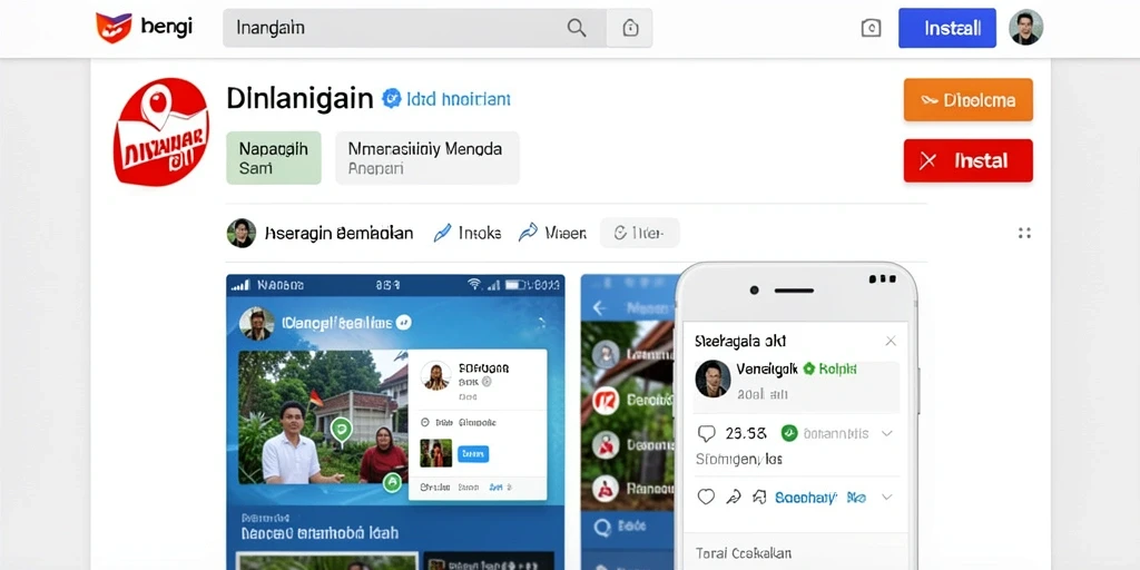 Screenshot menampilkan tampilan utama dengan pilihan permainan yang beragam.