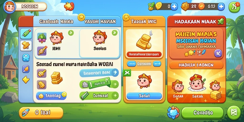 Tampilan antarmuka SULTANTOTO yang menarik dan user-friendly.